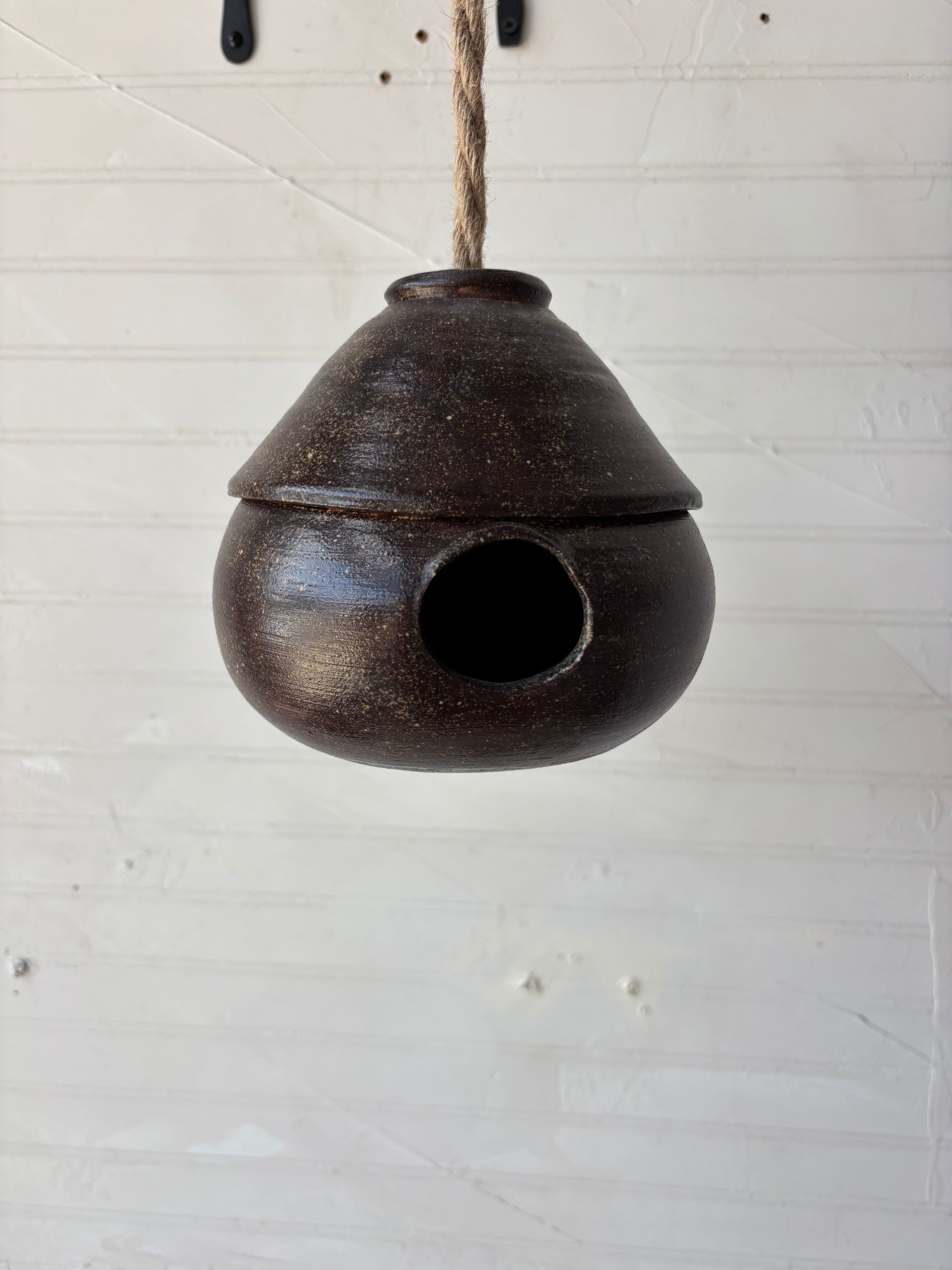 Large Bird House in Ash Brown (Ready to ship)