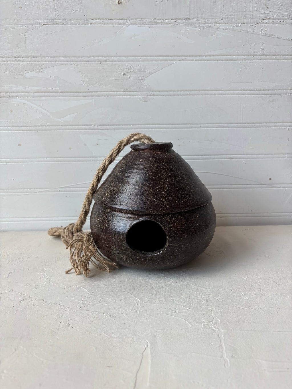 Large Bird House in Ash Brown (Ready to ship)
