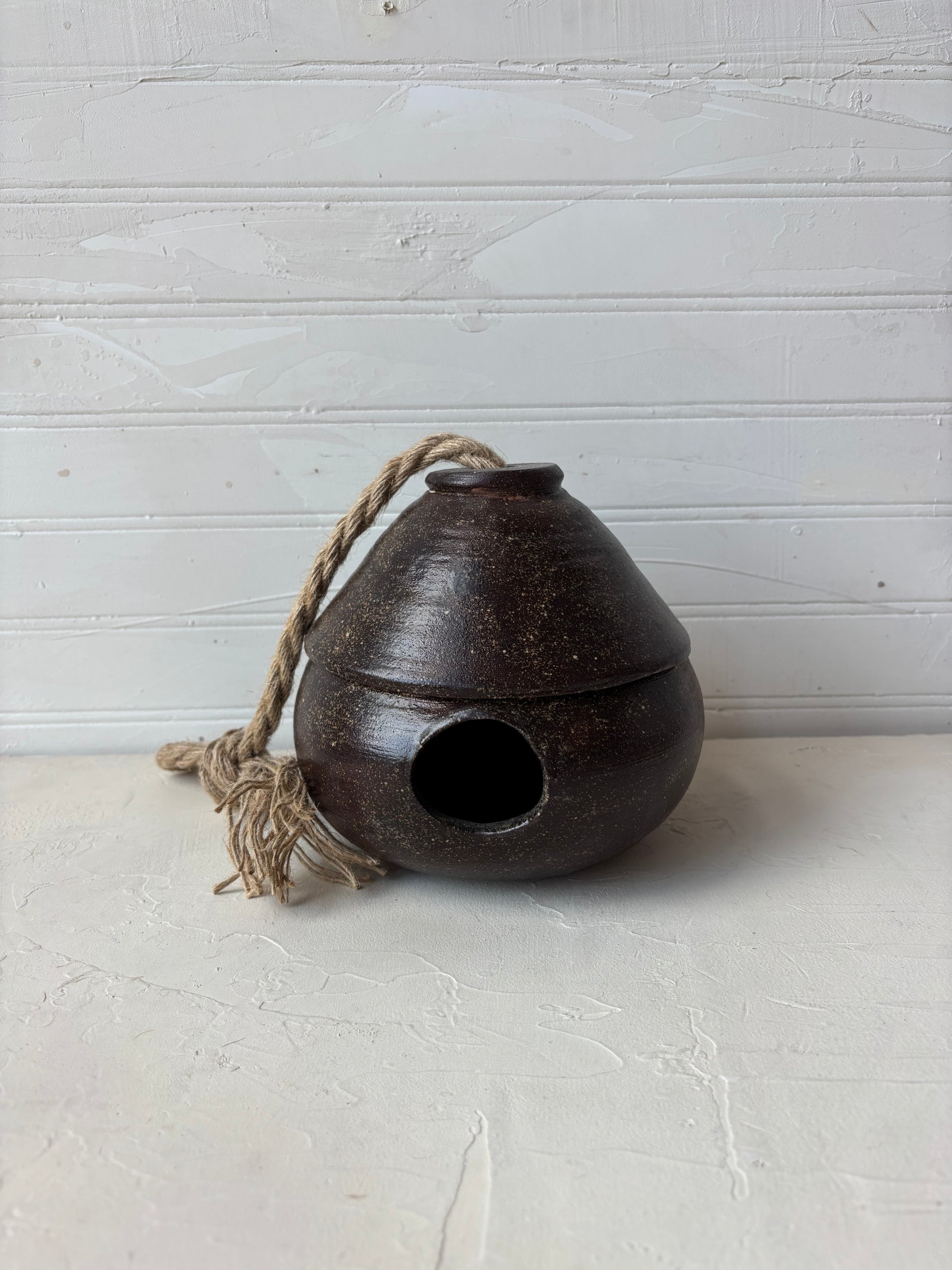 Large Bird House in Ash Brown (Ready to ship)