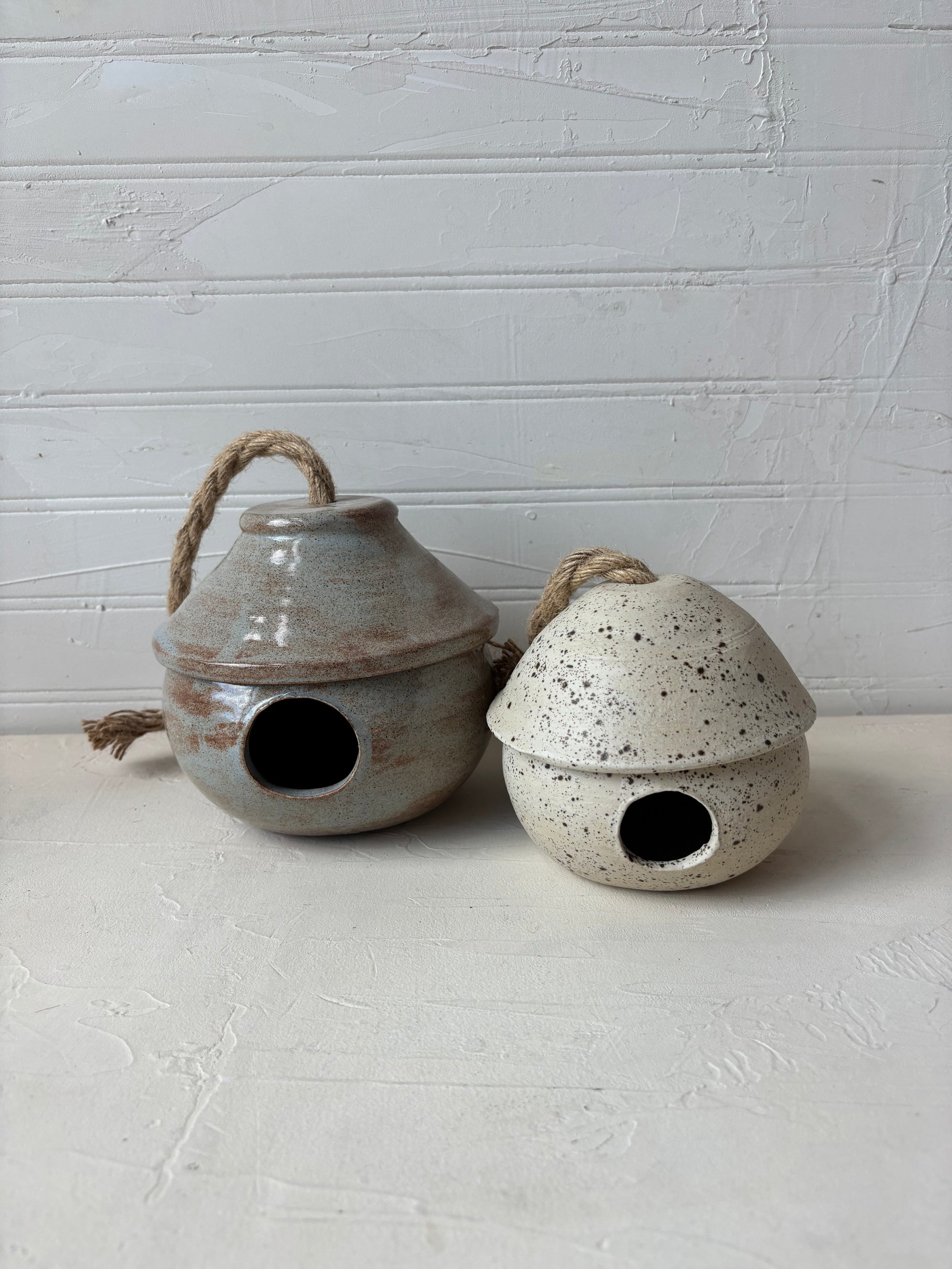 Small Bird House in Quail Egg (Ready to ship)