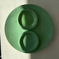 Set of Light Green Serving Pieces - Wabi Sabi