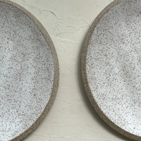 8.5" Orb Plate in Heavy Satin Oat