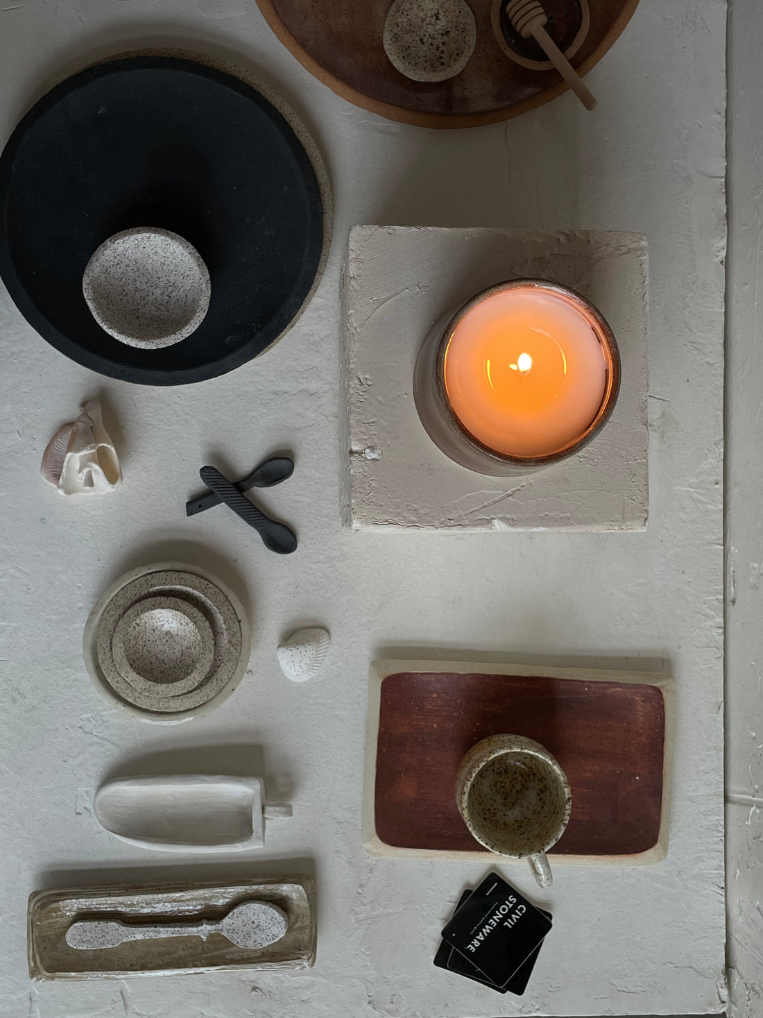 Village Apothecary x Civil Stoneware Candle