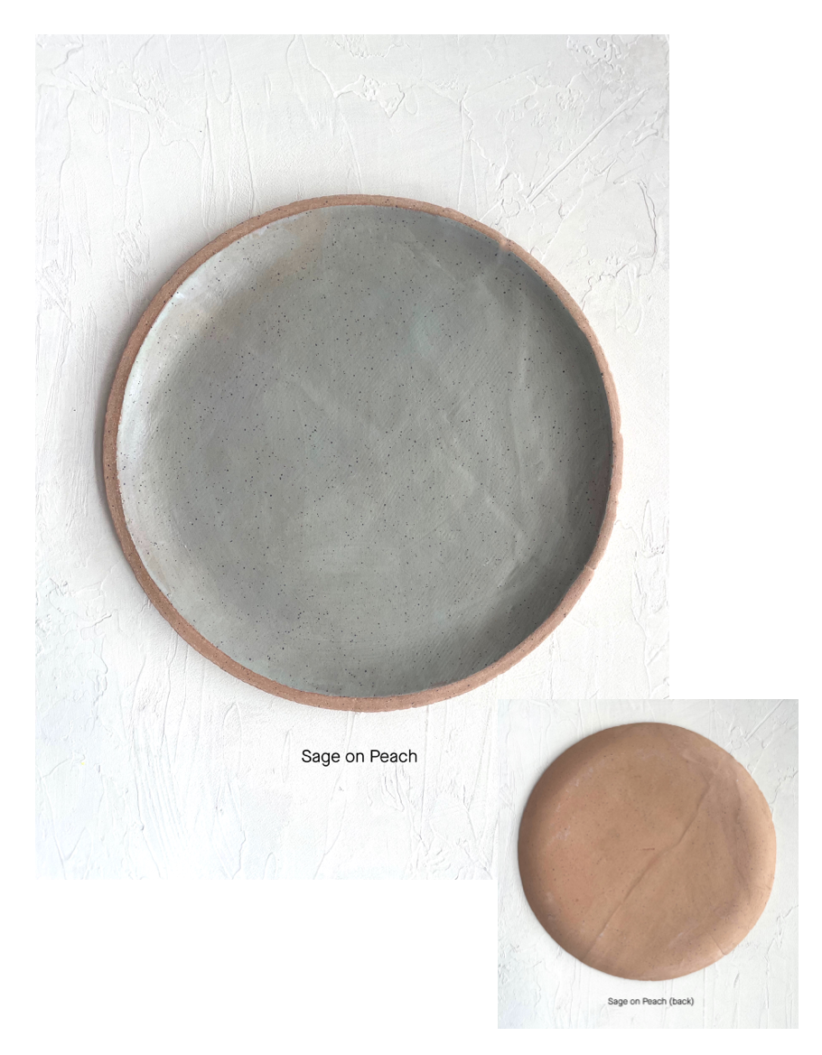 Kate and Ali - 10.5" Orb Plate