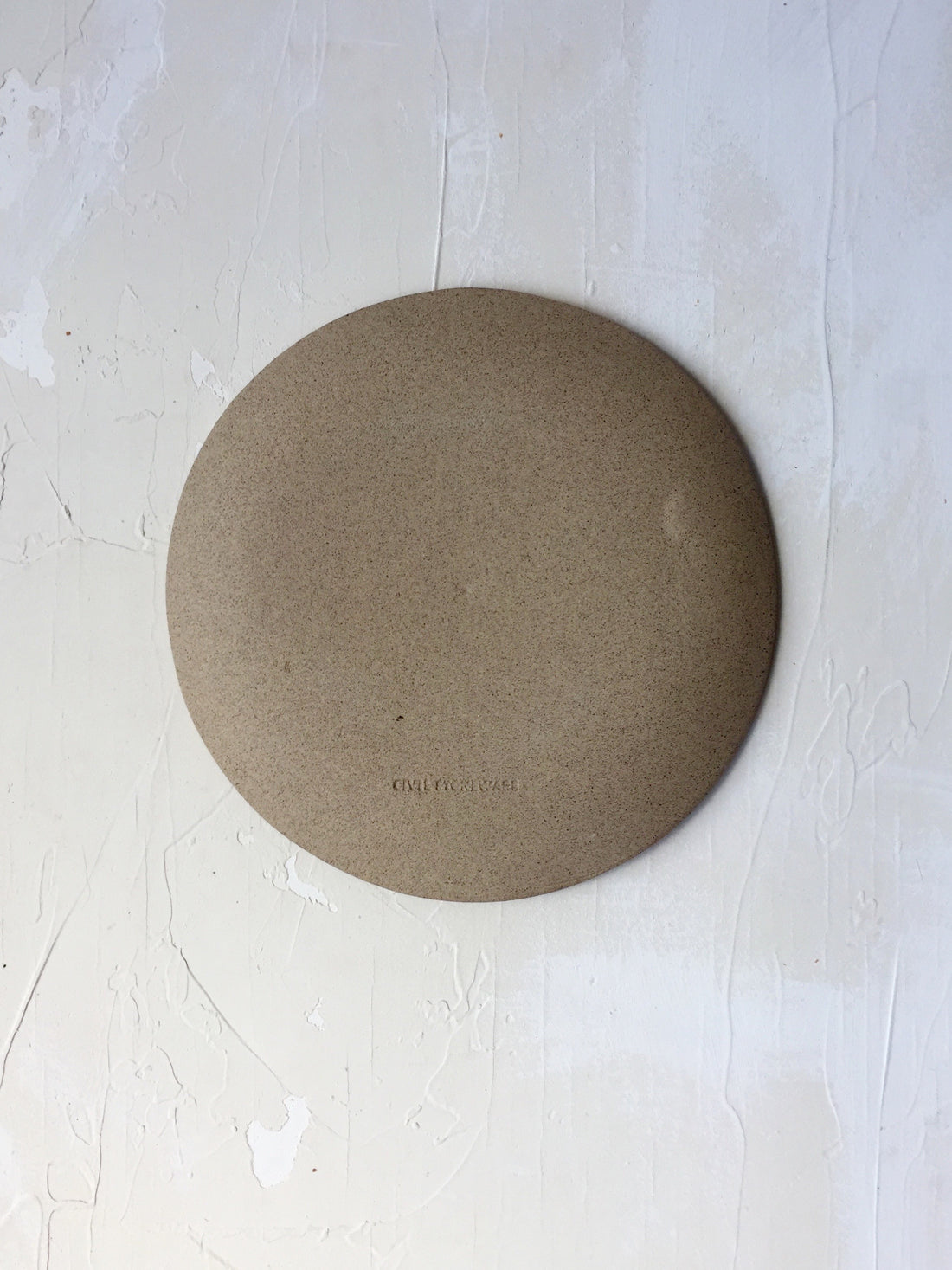 8.5 inch Orb Plate in Sand