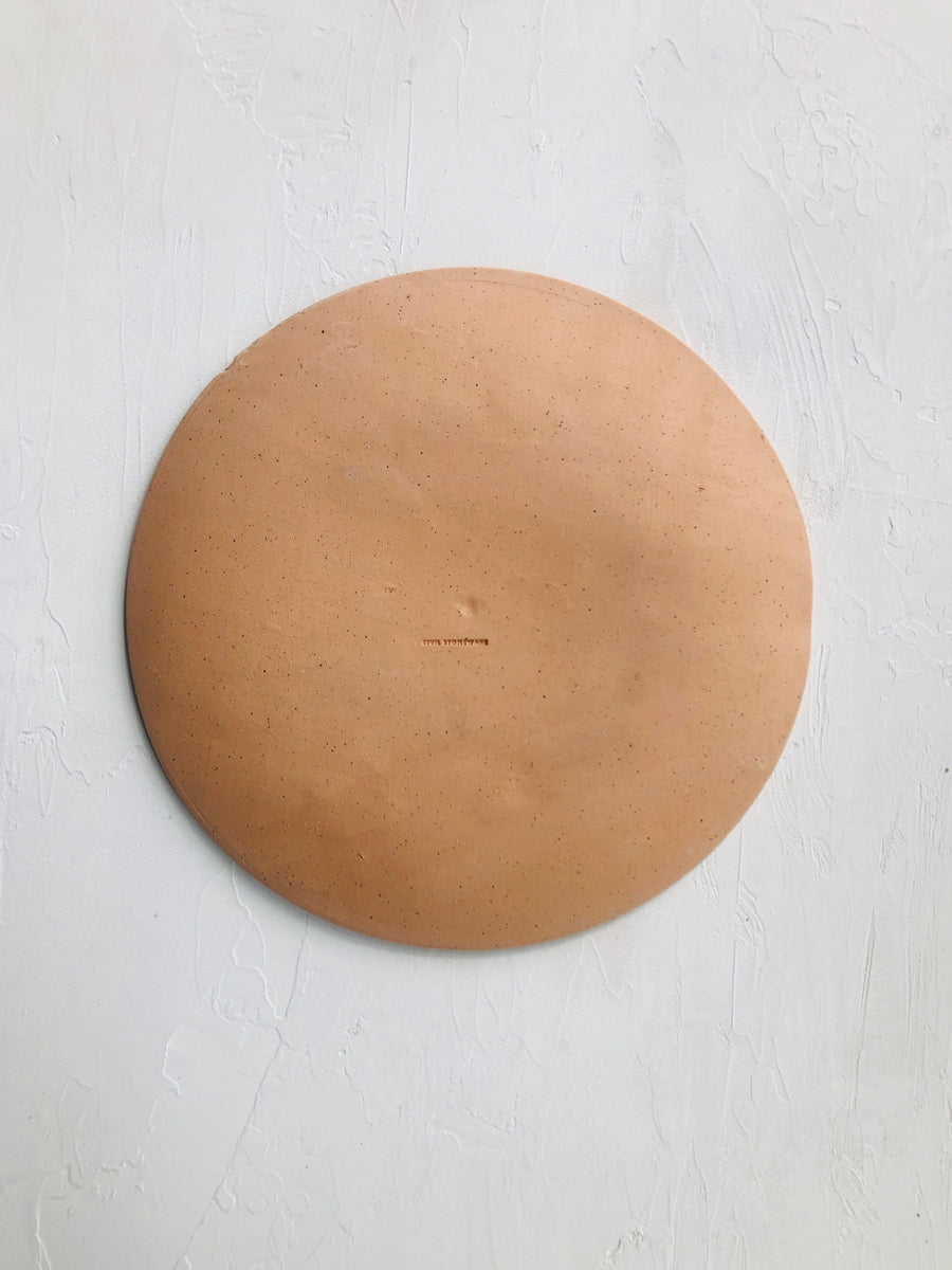 10.5 inch Orb Plate in Peach