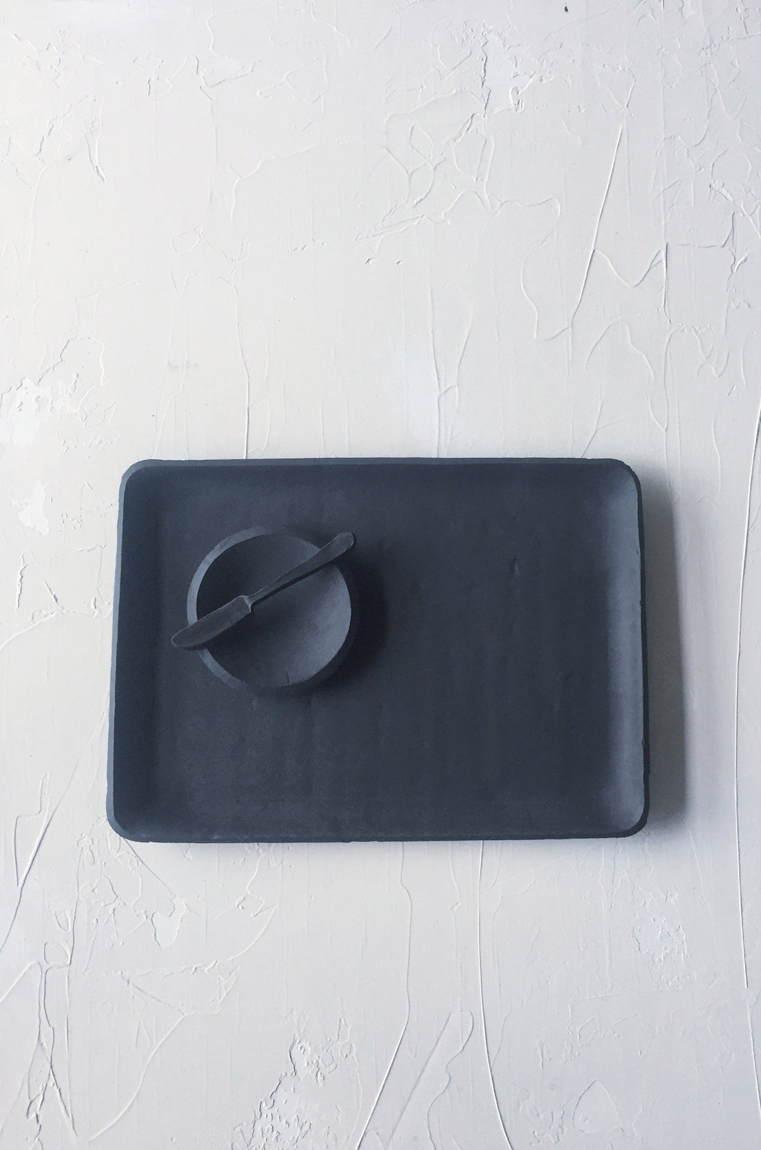 cafe serving tray in Black