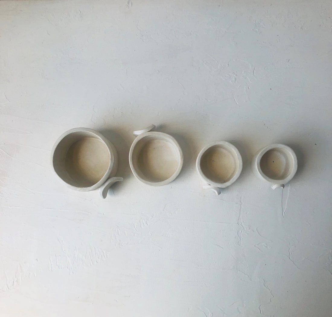 Cup Measure Set in Blanc