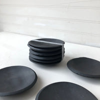 6 Pack of 3.5 inch Orb Dishes in Black