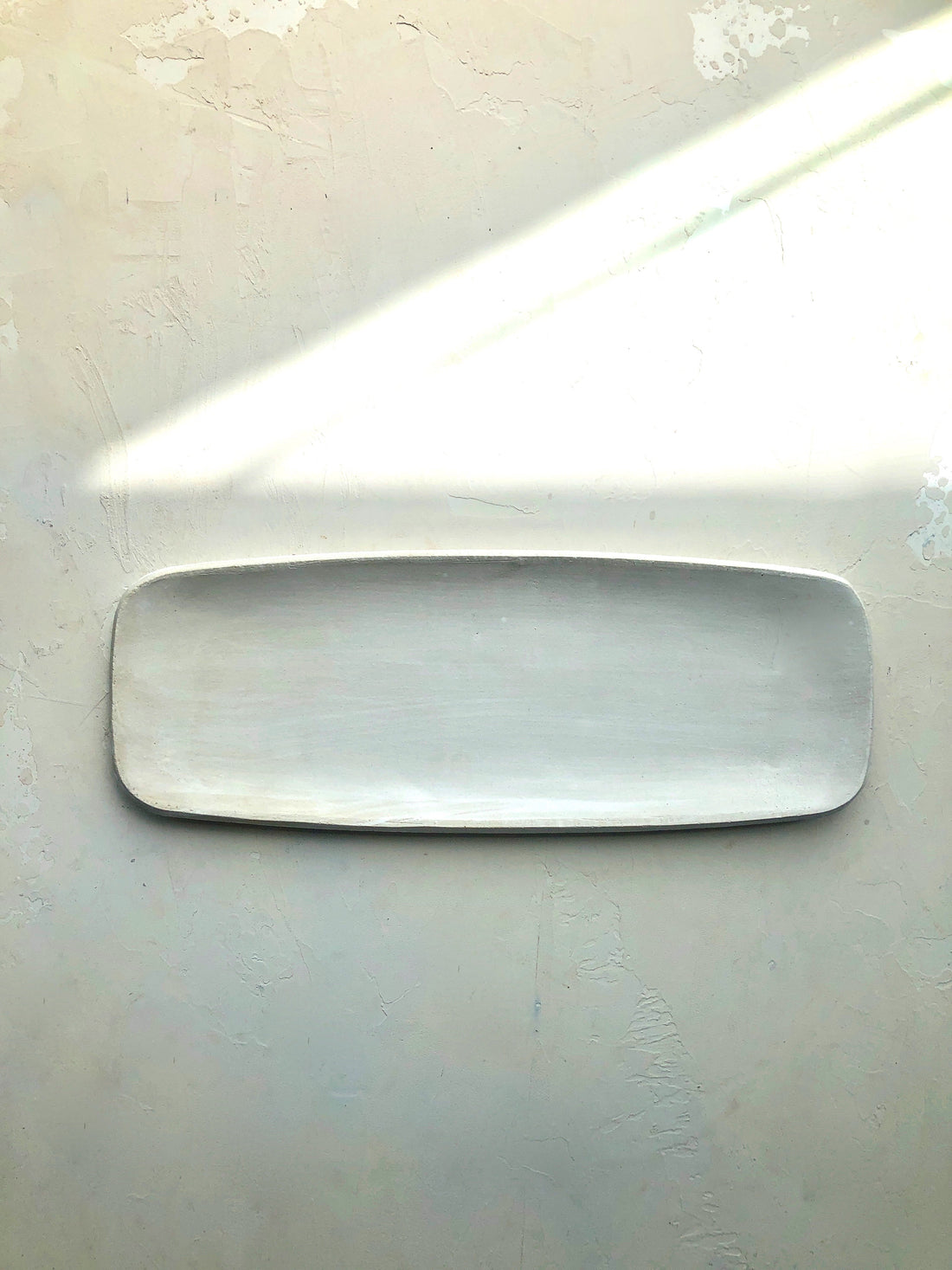 Elongated Serving Platter in Blanc
