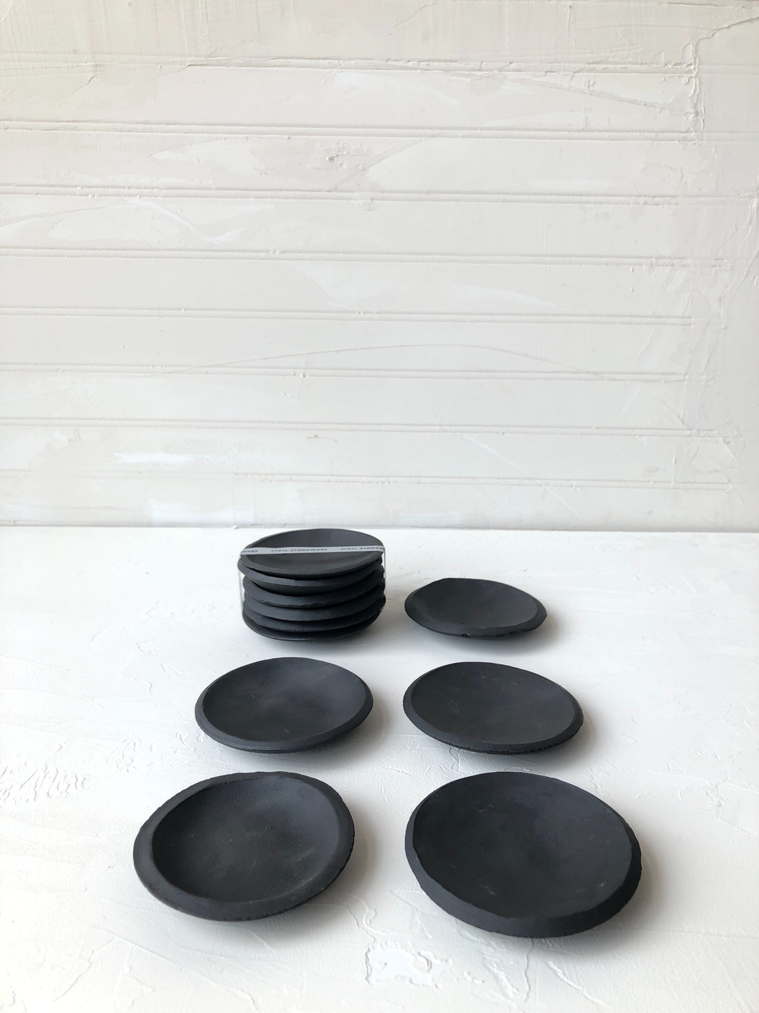 6 Pack of 3.5 inch Orb Dishes in Black