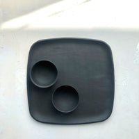 Square Platter in Black