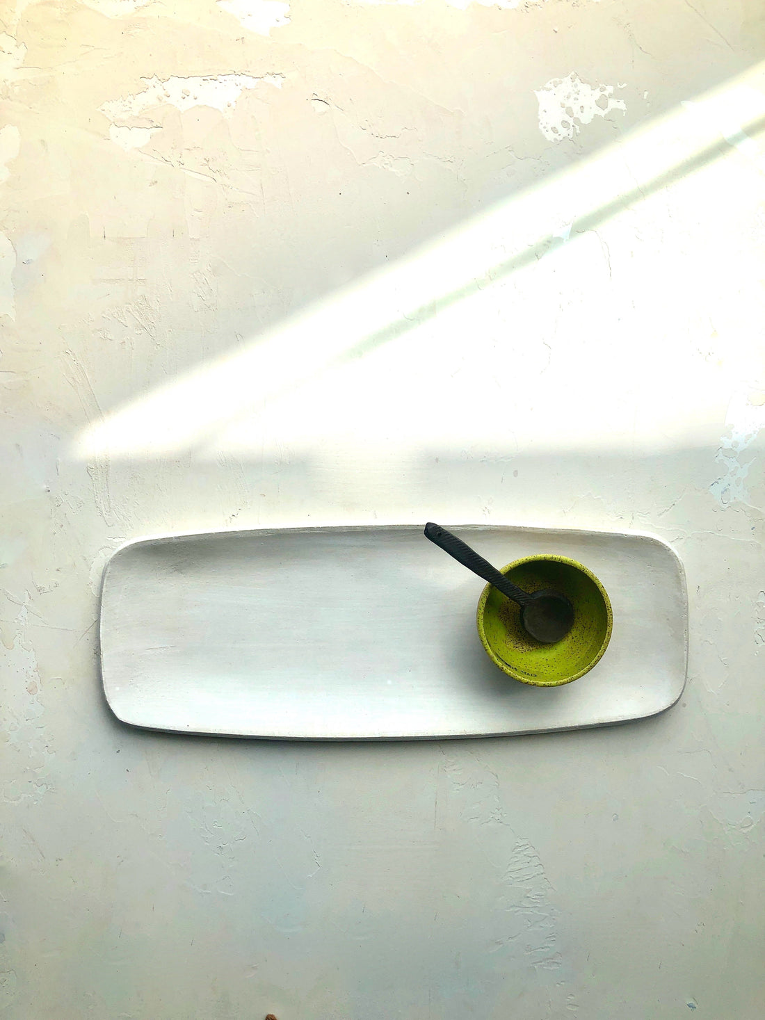 Elongated Serving Platter in Blanc