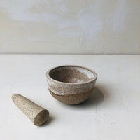 Mortar + Pestle in Satin Oat