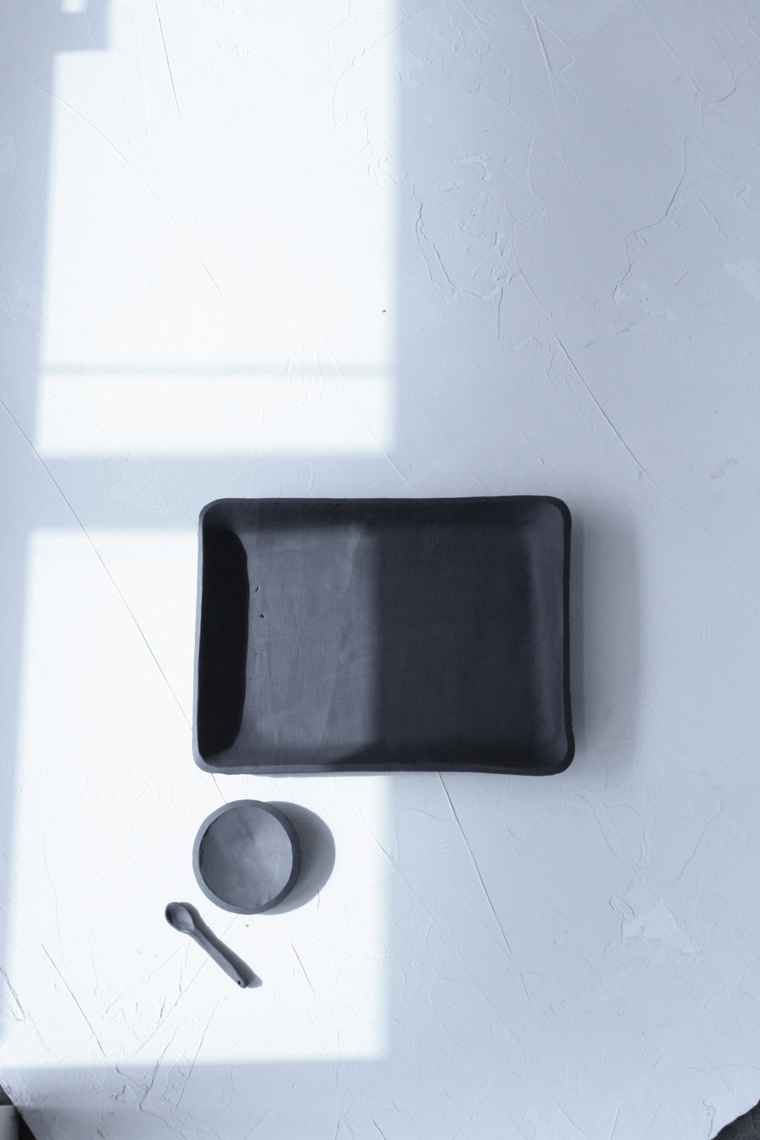 cafe serving tray in Black