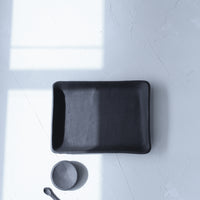 cafe serving tray in Black