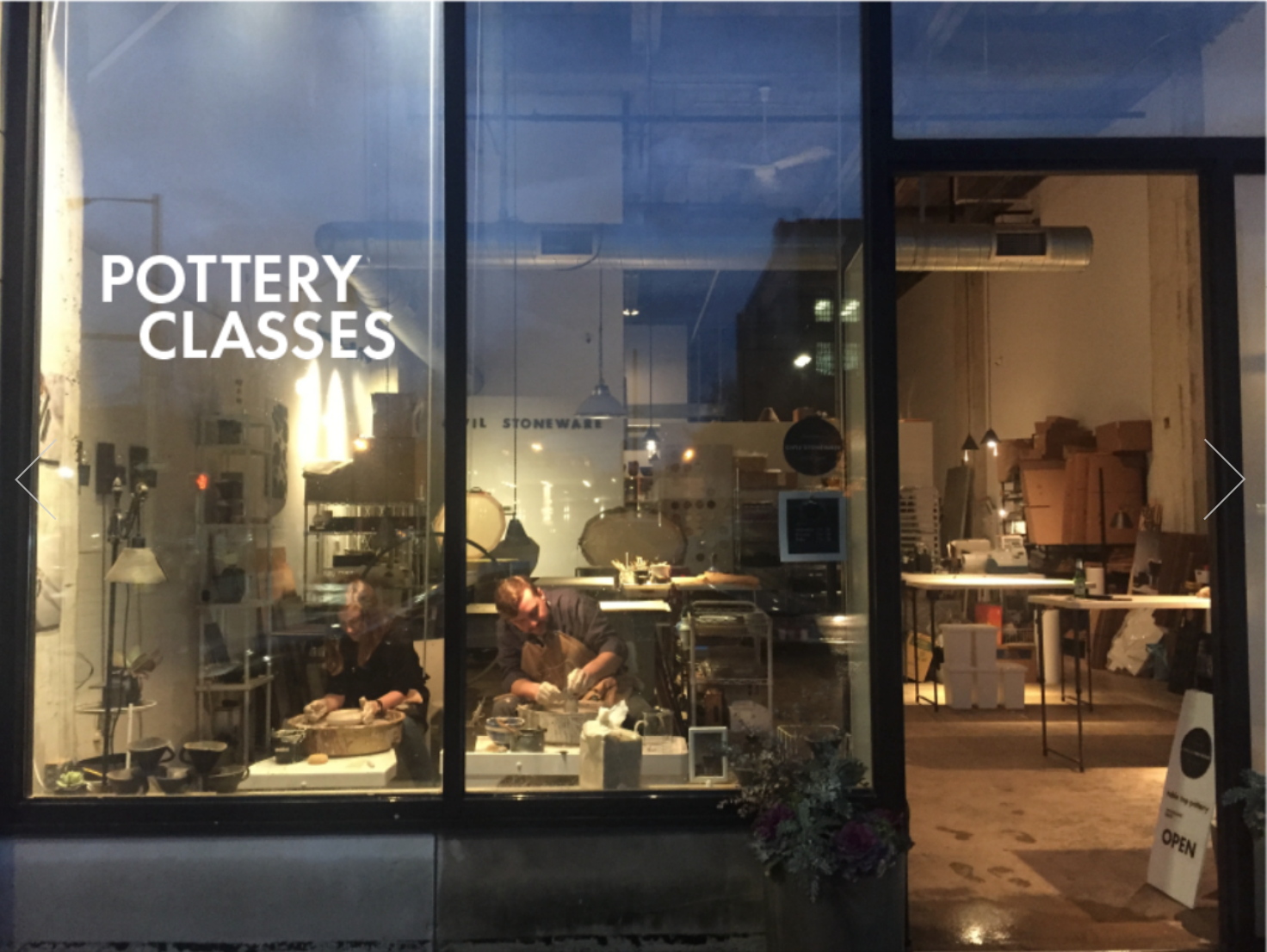 Group or Couples' Pottery Lesson