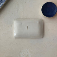 Large Butter Dish in Raindrop