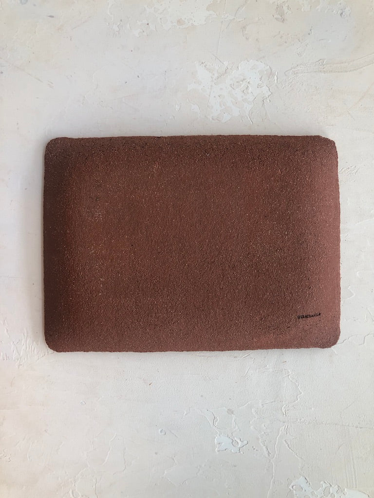 cafe serving tray in Rojo