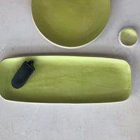 Elongated Serving Platter in Citron