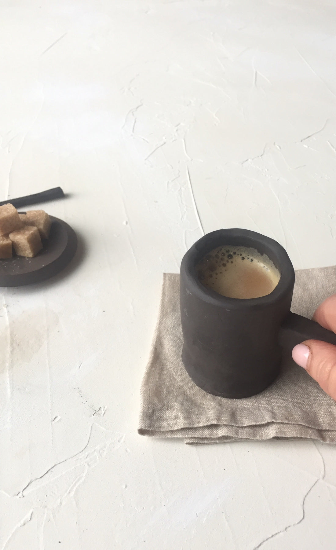 Cortado Cups in Black – Civil Stoneware